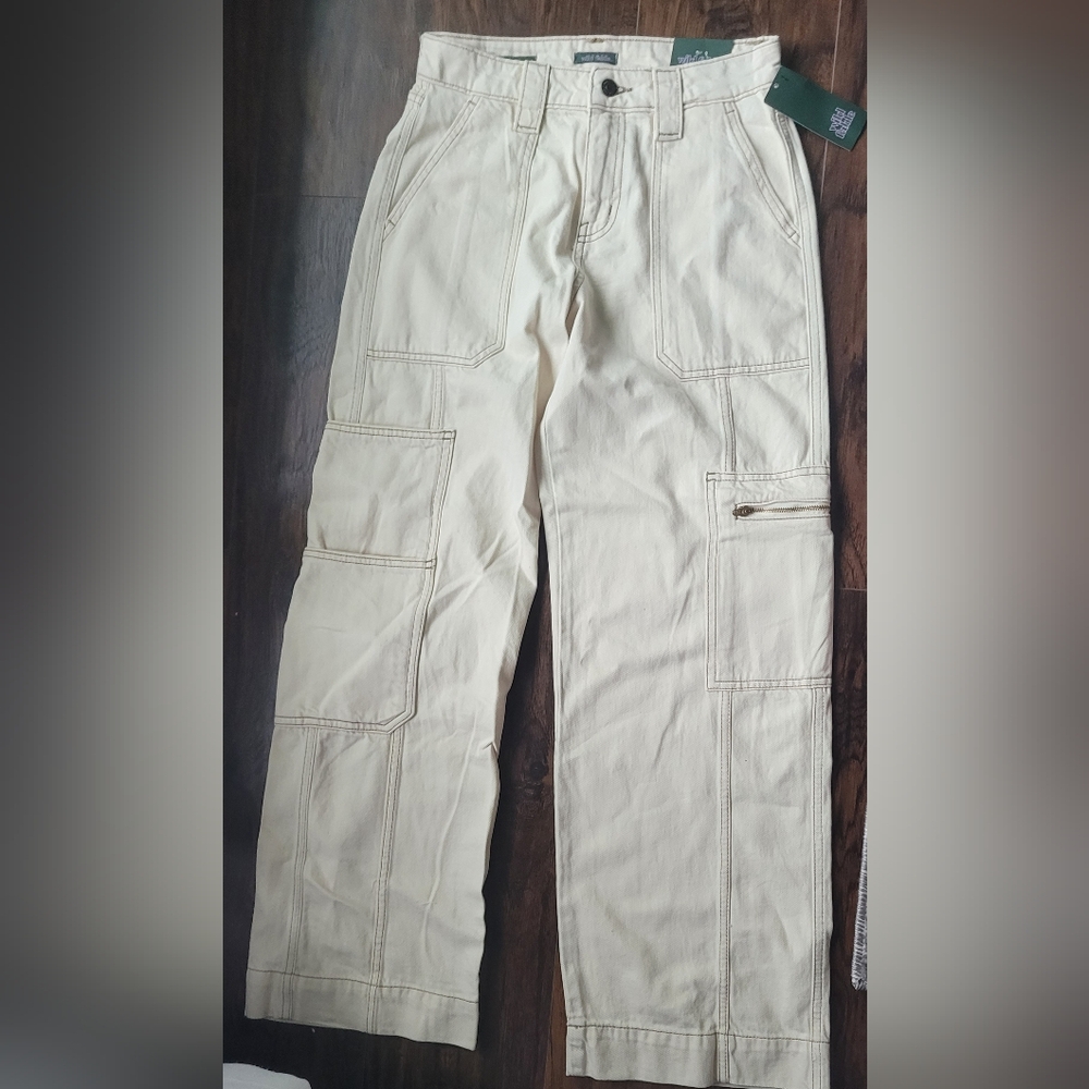 High rose cargo jeans